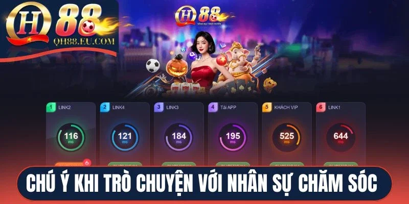 Chú ý khi trò chuyện với nhân sự chăm sóc