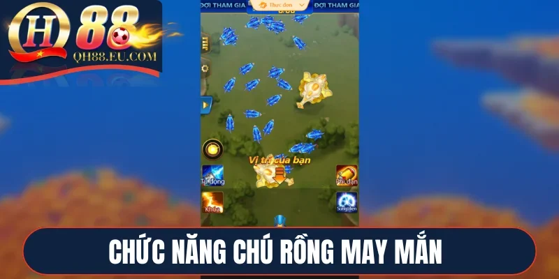 Chú Rồng May Mắn kích hoạt 8 free spin