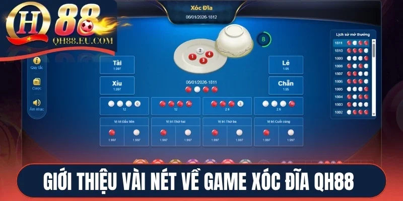 Giới thiệu vài nét về game Xóc Đĩa QH88