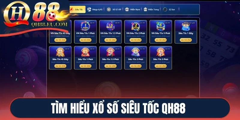 Tìm hiểu Xổ số siêu tốc QH88